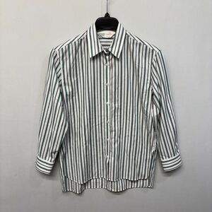 Gerard Darel Women Blouse Top Button Shirt Size 44 XL X-Large Stripes D028 -3